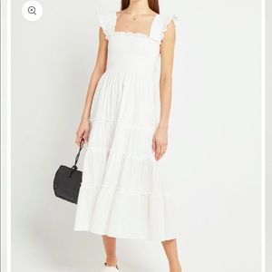 Few moda - kourt calypso dress in white size small